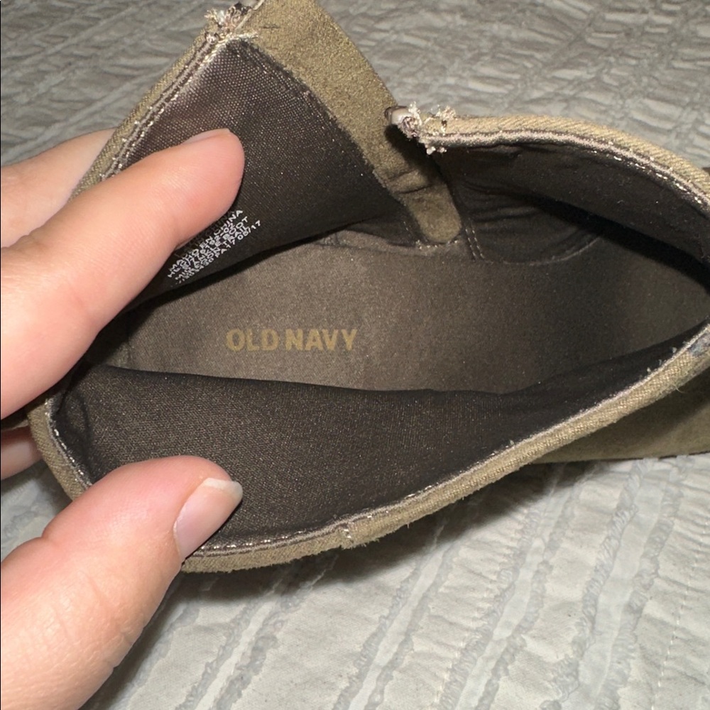 Old Navy Olive Green Booties - Picture 6 of 6